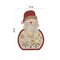 LED dekorácia drevená – Santa, 30 cm, 2x AAA, vnútorná, teplá biela, časovač