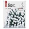 LED vianočná cherry reťaz – guličky, 20 m, vonkajšia aj vnútorná, studená biela, programy