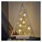 LED dekorácia – svietiaci stromček s ozdobami, 40 cm, 2xAA, vnútorný, teplá biela, časovač