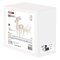 LED sobí záprah – 47 cm, 3x AA, vnútorný, teplá biela, časovač