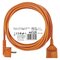 Predlžovací kábel 25 m / 1 zásuvka / oranžový / PVC / 250 V / 1,5 mm2