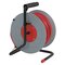 Predlžovací kábel na bubne 50 m / 4 zásuvky / s vypínačom / červený / PVC / 230V / 1,5 mm2