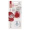 LED predné + zadné sviet. na bicykel P3921 na 2×CR2032,10 lm