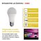 LED žiarovka GoSmart A60 / E27 / 9 W (60 W) / 806 lm / RGB / stmievateľná / Zigbee