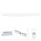 LED osvetlenie T5 lišta 600mm, 10W neutrálna biela