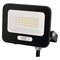 LED reflektor GLARO 20W, čierny, IP65, 2000 lm, neutrálna biela