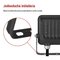 LED reflektor GLARO 20W, čierny, IP65, 2000 lm, neutrálna biela
