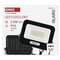 LED reflektor GLARO 20W, čierny, IP65, 2000 lm, neutrálna biela