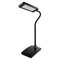 LED stolná lampa Eddy, čierna