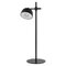LED stolná lampa SOPHIE, dobíjacia, čierna