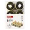 LED dekorácia – 6x čajová sviečka zlatá, 6x CR2032, vnútorná, vintage
