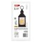 LED dekorácia – lampáš antik čierna blikajúca, 3x AAA, vnútorný, vintage, časovač