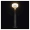 LED záhradné solárne stĺpikové svietidlo TERION, senzor súmraku, 12,5 x 12,5 x 50 cm