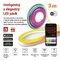 GoSmart Flexibilný LED pásik NEON biely, 3 m, 24 W, RGBIC stmievateľný, WiFi