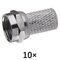 Konektor F vidlica pre koax CB50, CB100