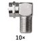 Redukcia F vidlica - F zásuvka