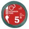 Predlžovací kábel 5 m / 1 zásuvka / zelený / PVC / 1,5 mm2