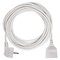 Predlžovací kábel 10 m / 1 zásuvka / biely / PVC / 1 mm2
