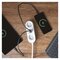 Predlžovací kábel 2 m / 2 zásuvky+2×USB A+1×USB C / biely / PVC / 1 mm2