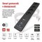 GoSmart predlžovací kábel 2 m / 4 zásuvky / s vyp. / s USB / biely-čierny / PVC / 1,5 mm2