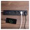 GoSmart predlžovací kábel 2 m / 4 zásuvky / s vyp. / s USB / biely-čierny / PVC / 1,5 mm2