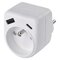Rozbočovacia zásuvka 1×, 1×USB-A+1×USB-C, biela