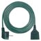 Predlžovací kábel 5 m / 1 zásuvka / zelený / PVC / 1 mm2