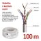 Datový kábel UTP CAT 5E PVC Basic, 100m