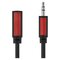 JACK kábel 3,5mm stereo, vidlica - 3,5mm zásuvka 5m