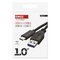 USB kábel 3.0 A/M - USB 3.1 C/M 1m čierny, Quick charge