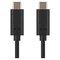 Nabíjací a dátový kábel 2.0 USB-C / USB-C, 2 m, čierny
