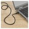 Nabíjací a dátový kábel 2.0 USB-C / USB-C, 2 m, čierny