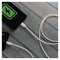Nabíjací a dátový kábel USB-C 2.0 / USB-C 2.0, 1 m, biely