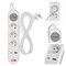 Predlžovací kábel 2 m / 3 zásuvky / s vypínačom / biely / 1×USB-A + 1×USB-C / 1,5 mm2