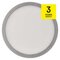 LED prisadené svietidlo, kruhové, strieborné, 12,5W, CCT