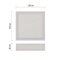 LED prisadené svietidlo, štvorec, biele, 12,5W, CCT