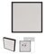 LED prisadené svietidlo, štvorec, čierne, 28,5W, CCT