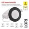 LED SVIETIDLO LORI VST. KR 4,5W 345LM IP65 CCT čierná