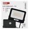 LED reflektor GLARO s pohybovým čidlom, 50 W, čierny, IP54, 5000 lm, neutrálna biela
