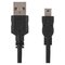 USB kábel 2.0 A/M - mini B/M 2m čierny