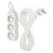 Predlžovací kábel 7 m / 3 zásuvky / biely / PVC / 1,5 mm2