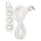 Predlžovací kábel 7 m / 3 zásuvky / biely / PVC / 1,5 mm2