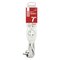 Predlžovací kábel 7 m / 3 zásuvky / biely / PVC / 1,5 mm2