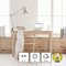 Predlžovací kábel 10 m / 4 zásuvky / biely / PVC / 1 mm2