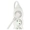 Predlžovací kábel 10 m / 4 zásuvky / biely / PVC / 1 mm2