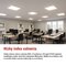 LED panel VEXXO 60×60, prisazeny štvorcový biely, 33W neutrálna biela