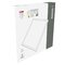 LED panel BAXXO 60×60, štvorcový prisazeny biely, 36W neutr. biela UGR