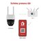 GoSmart Vonkajšia batériová kamera IP-1200 WASP s WiFi a solárnym panelom