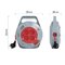 Predlžovací kábel na bubne 10 m / 4 zásuvky / červený / PVC / 230 V / 1 mm2