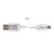 USB kábel 2.0 A/M - C/M 1m biely